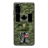 Personalized Canadian Army Camo Phone Case Printed QTDT3003