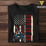 Personalized This Is U.S A Little Bit of Crazy A Little Bit of Loud A Whole Lot of Love Jeep Girl with Dogs T-shirt Printed 23MAY-BQT29
