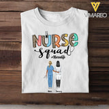 Personalized Nurse Squad Gift For Nurses T-shirt Printed HTHPN2305