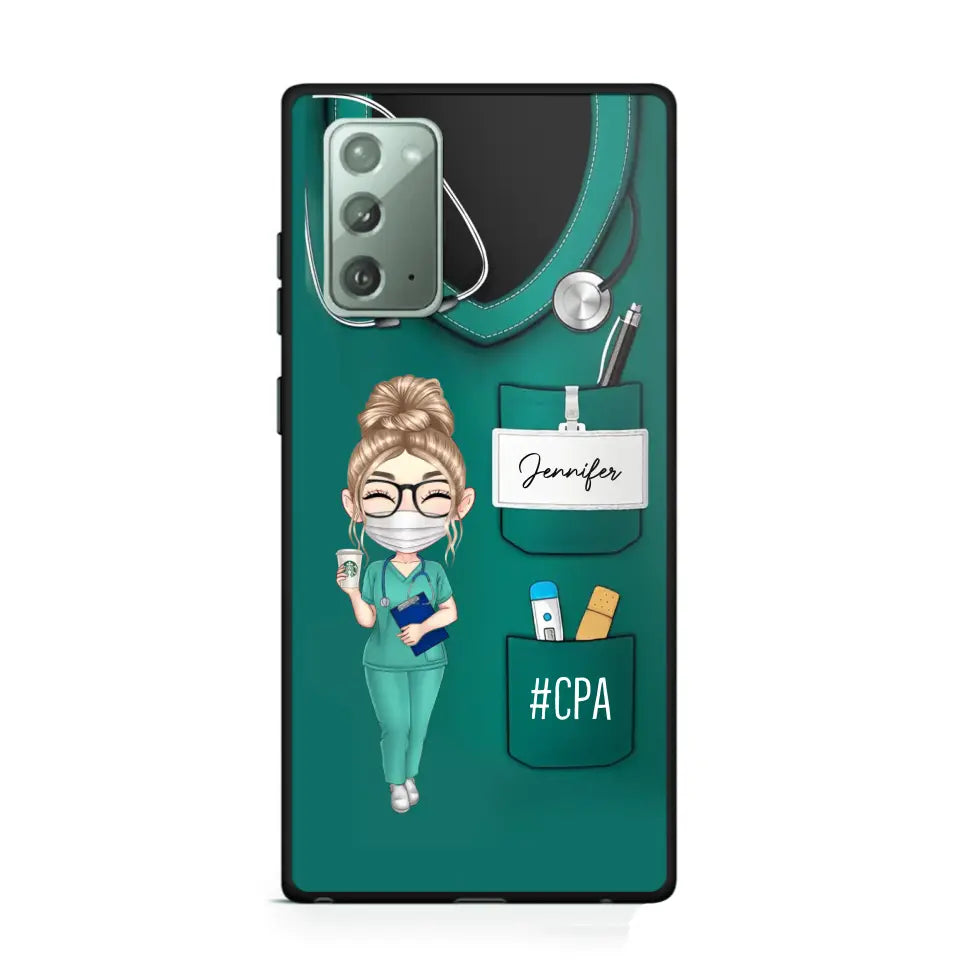 Personalized Nurse with Name Gift For Nurses Phonecase Printed 23MAY-DT15