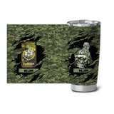 Personalized Canadian Soldier Veteran Tumbler Printed QTDT2006
