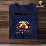 Personalized July Girl Make No Mistake Personality Glitter Sexy Lips Cool Girl Gift For July Girl