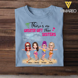 Personalized There's No Greater Gift Than Sisters Woman In Beach T-shirt Printed PTN2206