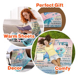 Personalized To My Daughter Sometimes It's Hard To Find Words To Tell Me You To My Daughter Turtle Blanket Custom Gifts For Daughter Customized Name Blanket Printed DTPN0607