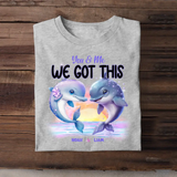 Personalized You & Me We Got This Dolphin Couple T-shirt Printed DT77