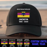 Personalized German Flag Police Cap Printed 23JUL-PN13