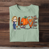 Personalized Love Nurselife Gift For Nurse T-shirt Printed HTHDNL1907