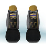 Personalized US Flag Police Car Seat Covers Pritned 23JUL-PN21