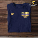 Personalized Australia Blue Line Flag Tshirt Printed QTKH257