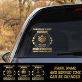 Personalized Canadian My Oath Of Enlistment Has No Expiration Date Car Decal Printed QTPN267