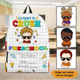 Personalized I'm Ready To Crush Preschool Kid's Backpack Printed MTHKVH20236