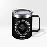 Personalized Canadian Armed Forces With Name And Year Laser Handle Cup Printed 202398KVH