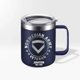 Personalized Norwegian Armed Forces With Name And Year Laser Handle Cup Printed 2023138KVH