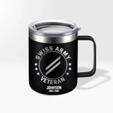 Personalized Swiss Armed Forces With Name And Year Laser Handle Cup Printed 2023138KVH