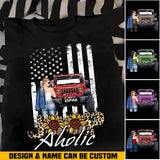 Personalized Jeep Aholic Jeep Girl T-shirt Printed MTHN2023107