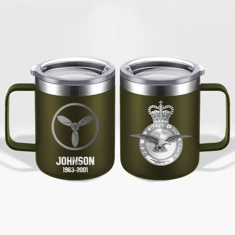 Personalized British Armed Forces With Name And Year Laser Handle Cup Printed 2023183KVH
