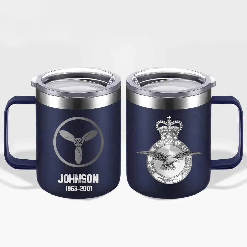 Personalized British Armed Forces With Name And Year Laser Handle Cup Printed 2023183KVH