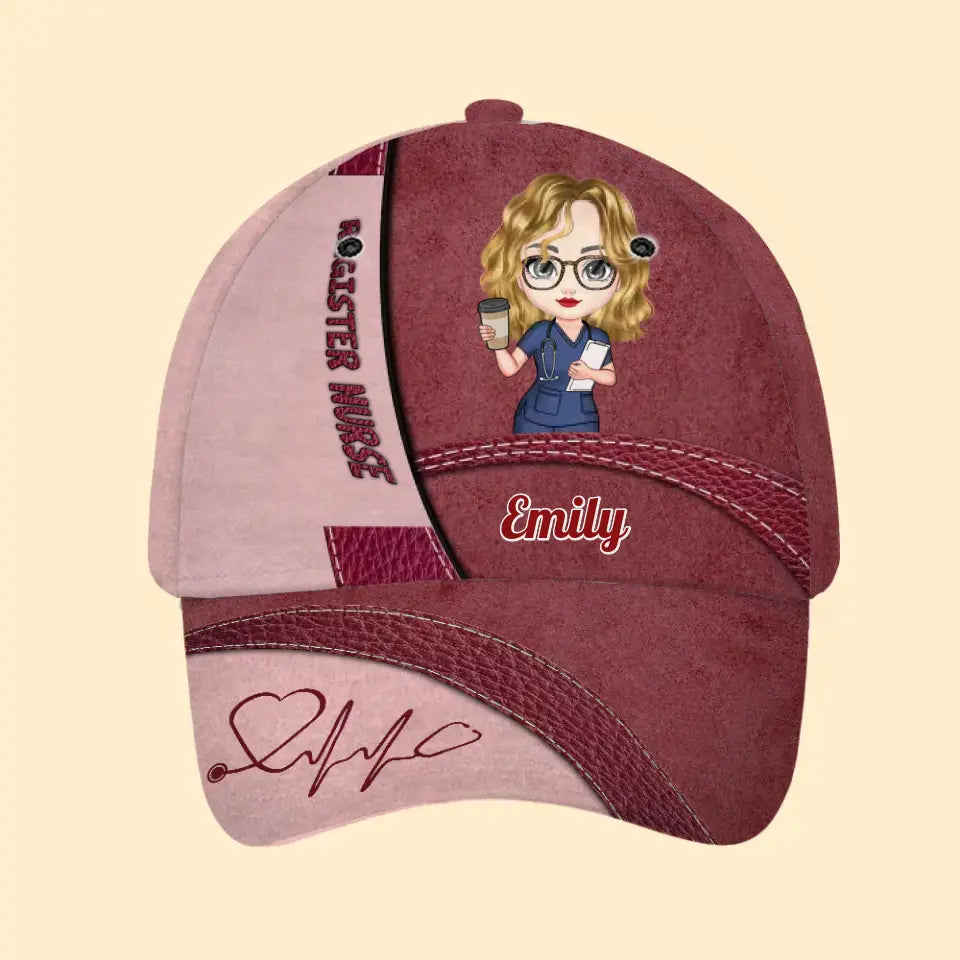 Personalized Register Nurse Custom Name Gift For Nurse Cap Printed HTHPD202329