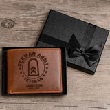 Personalized German Armed Force Leather Wallet QTPD23206