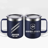 Personalized Swiss Armed Forces With Name And Year Laser Handle Cup Printed 2023212KVH