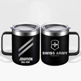 Personalized Swiss Armed Forces With Name And Year Laser Handle Cup Printed 2023212KVH