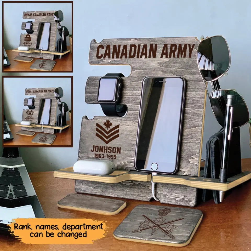 Personalized Canadian Armed Force Dock Station QTKH23215