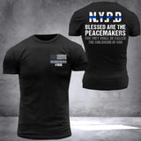 Personalized Thin Blue Line Law Enforcement Sheepdog Custom Your ID And Department Tshirt 2D Printed 2023188PVD