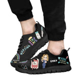 Personalized Nursing Stay Safe Nurse with Name Gift For Nurse Running Shoes Printed PVD23191