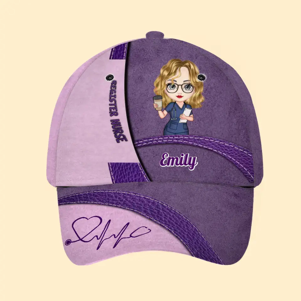 Personalized Register Nurse Custom Name Gift For Nurse Cap Printed HTHPD202329