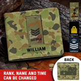 Personalized Australian Armed Force Leather Wallet 3D Print QTPN23248