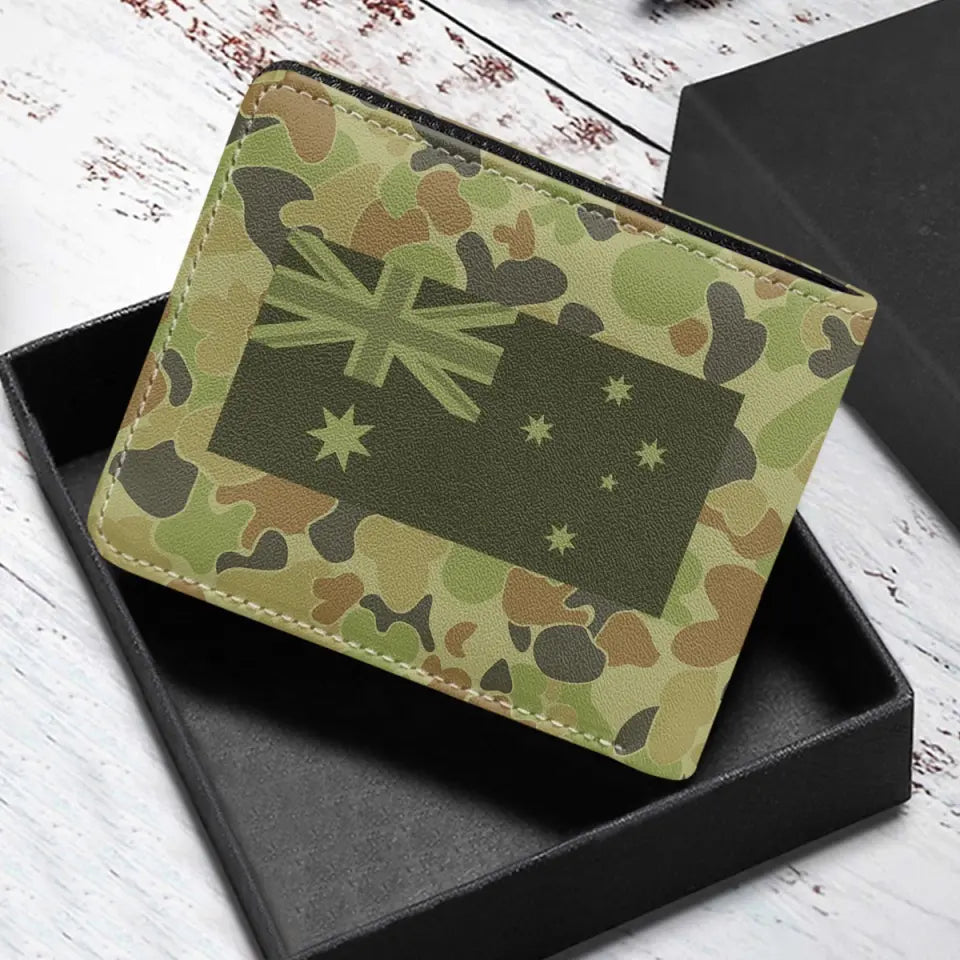 Personalized Australian Armed Force Leather Wallet 3D Print QTPN23248