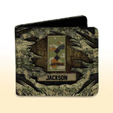 Personalized Australian Armed Force Camo Break Leather Wallet 3D Print QTKH23280