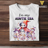 Personalized In My Auntie Era Ghost & Kid Names Tshirt Or Sweatshirt Printed MTPTN23276