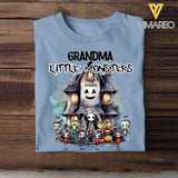 Personalized Grandma Little Monsters Halloween Gift T-shirt Printed HN23291