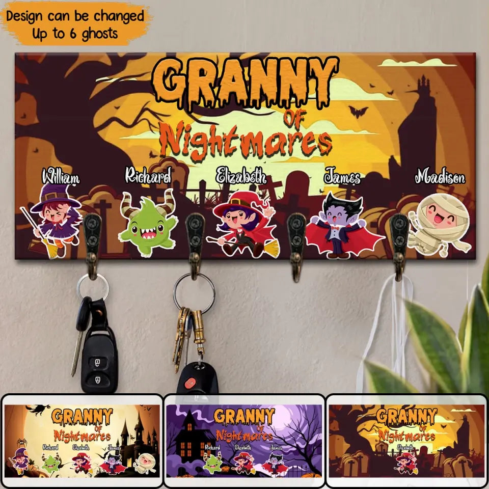 Personalized Granny of Nightmares Key Holder Printed 23312HTHDNL