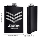 Personalized British Armed Forced Steel Flasks QTKH23328