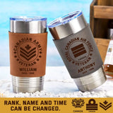 Personalized Canadian Armed Forces With Name And Year Tumbler Leather Patch Printed 23337PTN