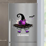Personalized Grandma Witch Halloween Decal Printed QTPN23349