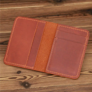 Personalized Love Dogs Custom Name Leather Card Wallet HN23338