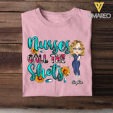 Personalized Nurse Call The Shots Gift For Nurse T-Shirt Printed HTHDNL23355
