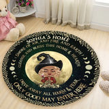 Personalized Smoke Of Air And Fire And Earth Cleanse And Bless This Home & Hearth Witch Halloween Gift Rug Printed HTHHN23358
