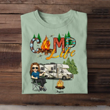 Personalized Camp Life Camping Gift Tshirt 2D Printed VQ23361