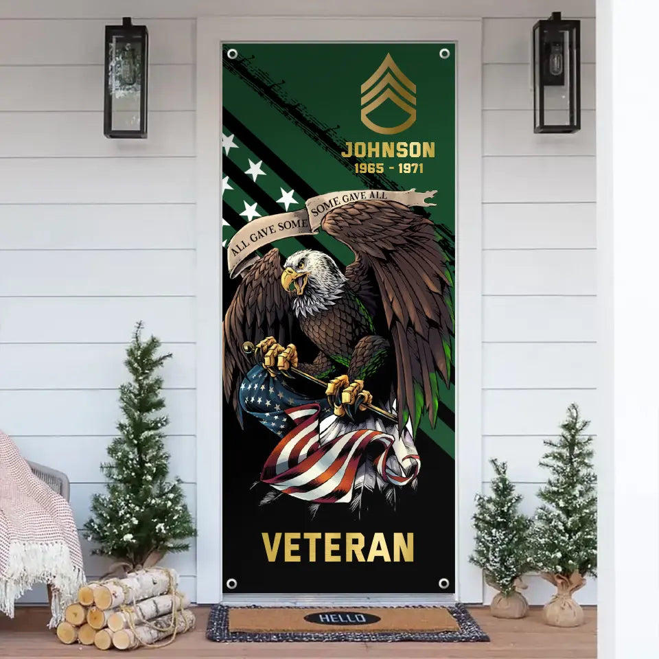 Personalized US Military All Gave Some Some Gave All Door Cover Printed QTKH442