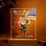 Personalized You & Me We Got This Police Couples Gift LED Night Light Acrylic LED Lamp Printed PN23449