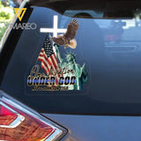 Personalized US Military One Nation Under God Decal Printed QTVQ23470
