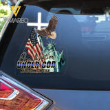 Personalized US Military One Nation Under God Decal Printed QTVQ23470