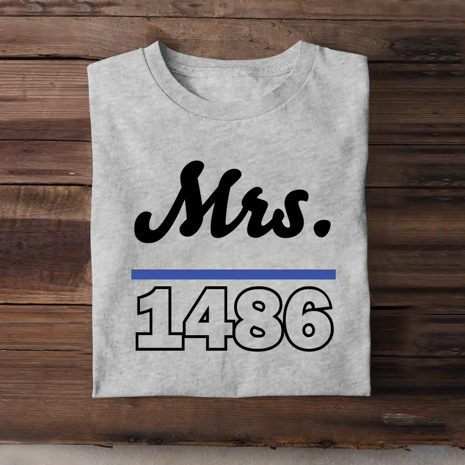 Personalized Police Department & ID T-shirt Printed QTVQ23522