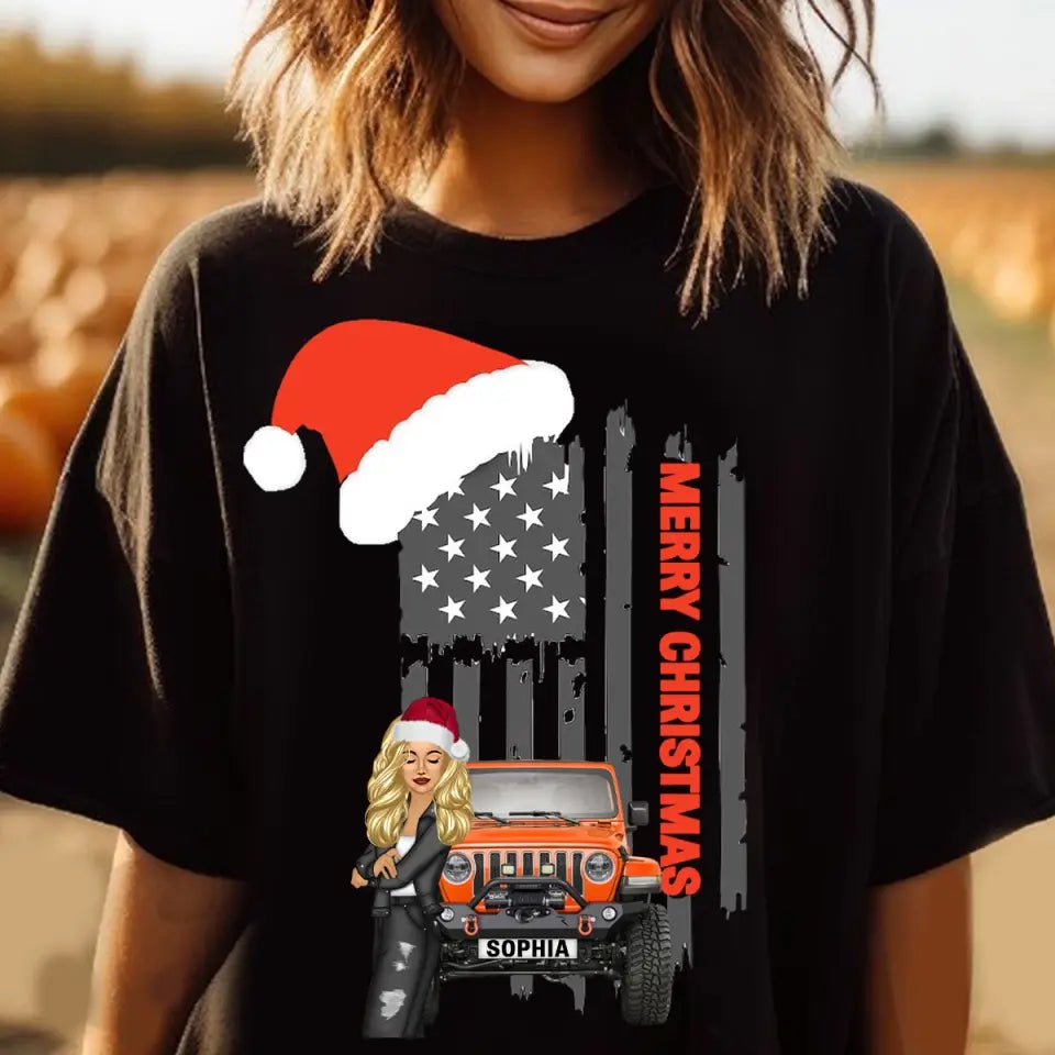 Personalized Merry Christmas T-shirt Printed NMTVQ23653