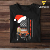 Personalized Merry Christmas T-shirt Printed NMTVQ23653