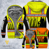 ARBORIST SAFETY FLEECE HOODIE 3D PRINTED 020221